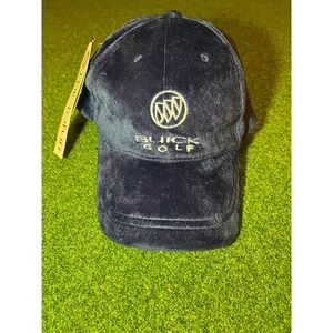 Vintage GM Buick Golf Microfurr Hat Navy Blue NWT